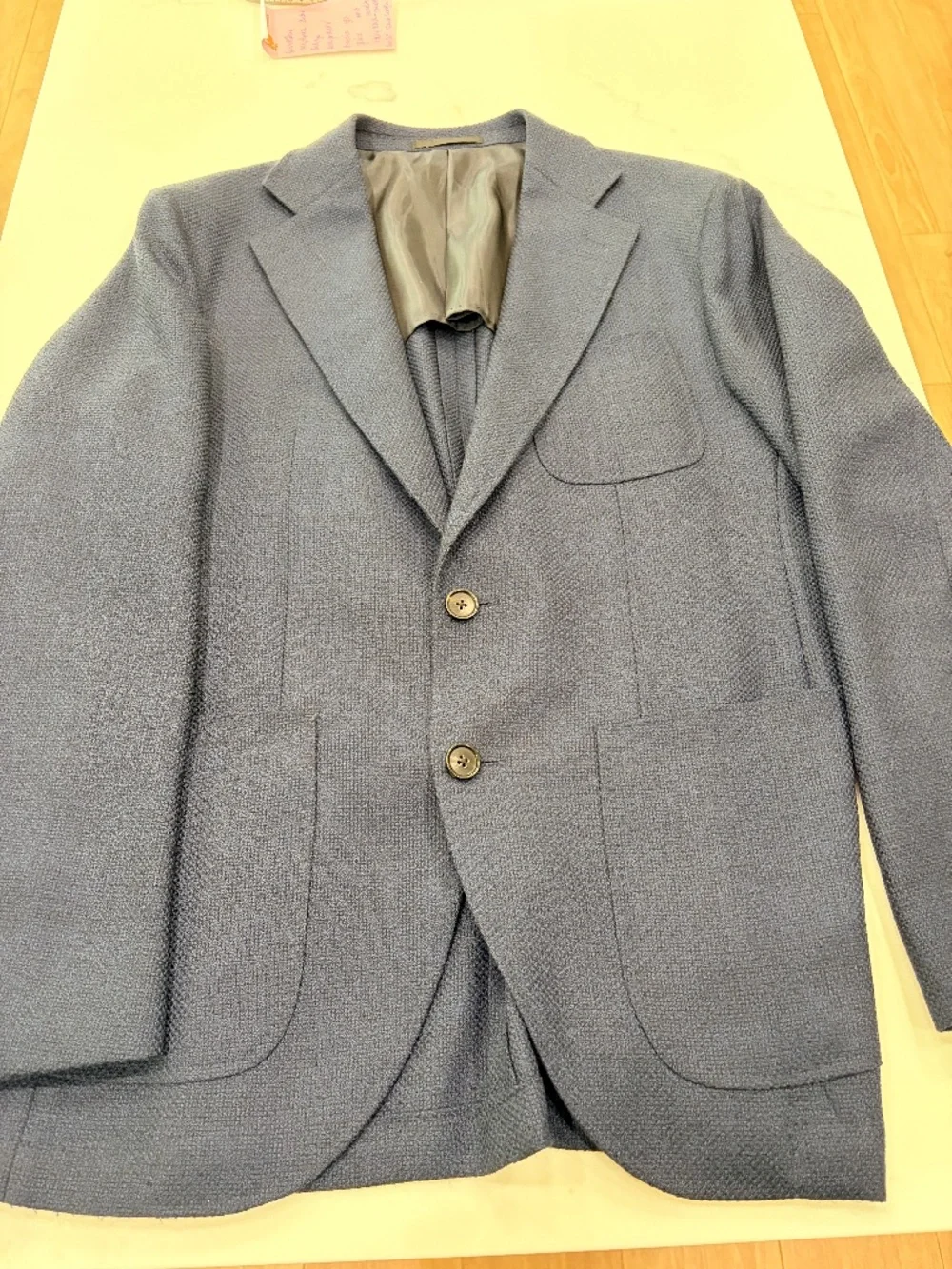 Spier and Mackay Navy Hopsack Sport Coat - Picture 1 of 5